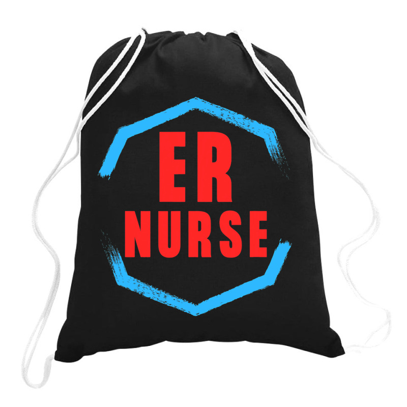 Emergency Department Room Er Nurse Gifts Nursing F Drawstring Bags | Artistshot