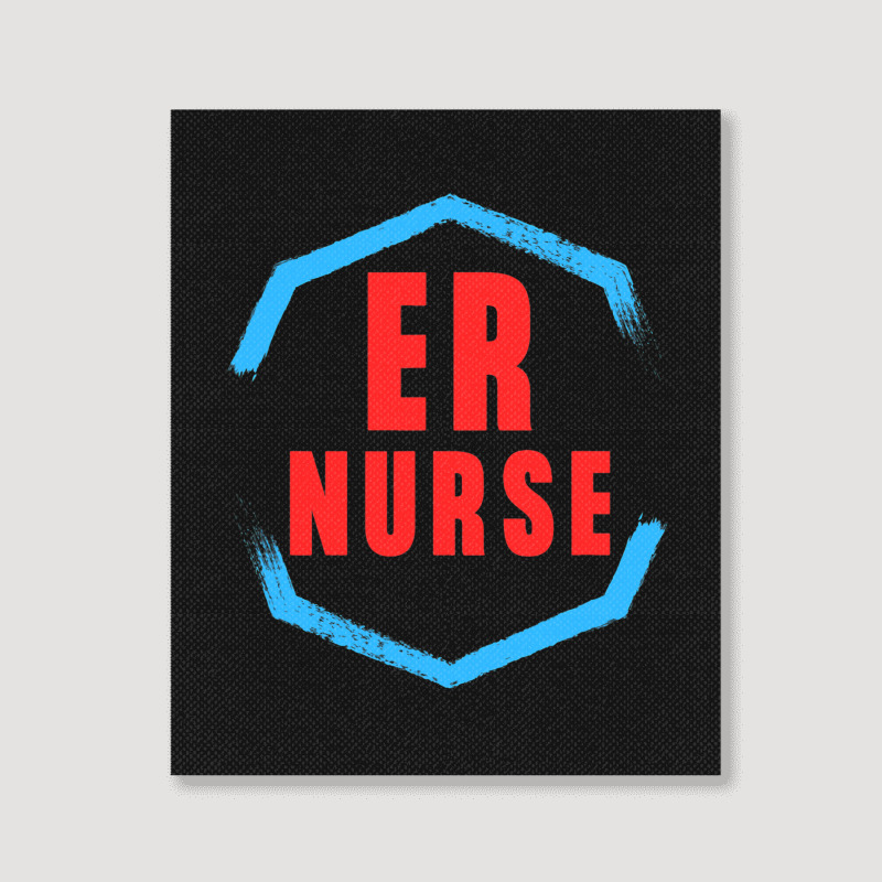 Emergency Department Room Er Nurse Gifts Nursing F Portrait Canvas Print | Artistshot