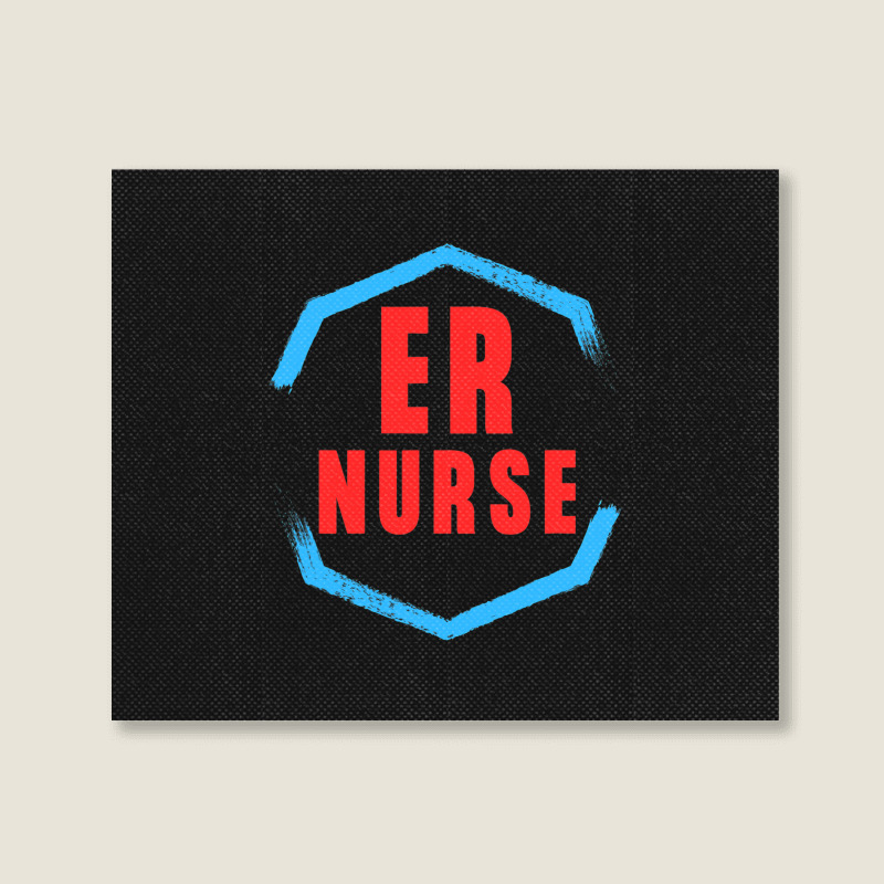 Emergency Department Room Er Nurse Gifts Nursing F Landscape Canvas Print | Artistshot