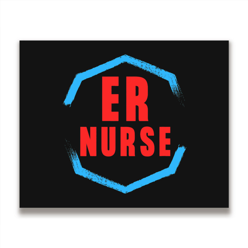 Emergency Department Room Er Nurse Gifts Nursing F Metal Print Horizontal | Artistshot