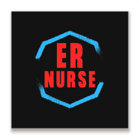 Emergency Department Room Er Nurse Gifts Nursing F Metal Print Square | Artistshot