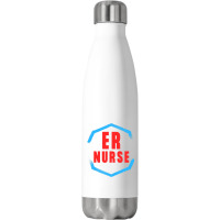 Emergency Department Room Er Nurse Gifts Nursing F Stainless Steel Water Bottle | Artistshot