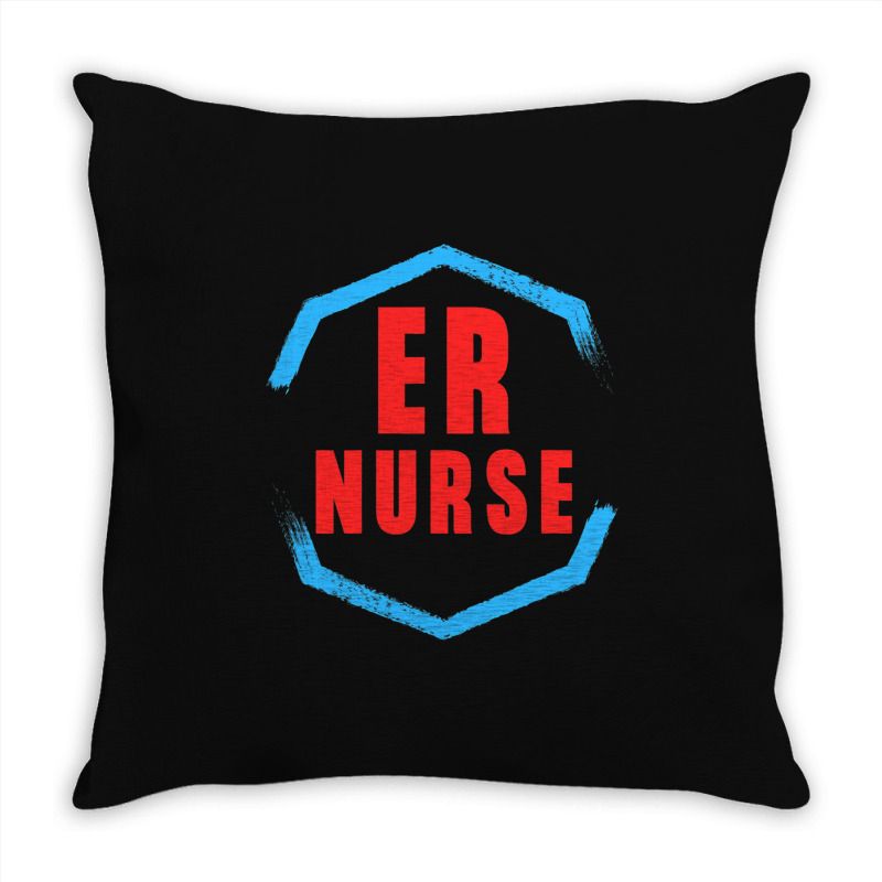 Emergency Department Room Er Nurse Gifts Nursing F Throw Pillow | Artistshot