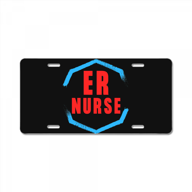 Emergency Department Room Er Nurse Gifts Nursing F License Plate | Artistshot