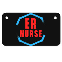 Emergency Department Room Er Nurse Gifts Nursing F Motorcycle License Plate | Artistshot