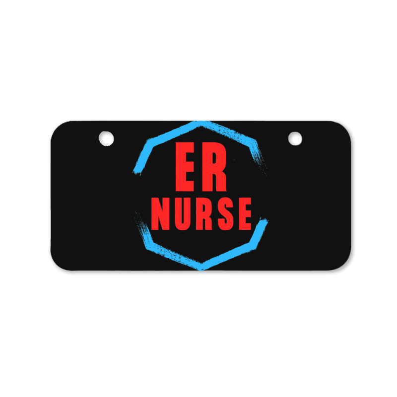 Emergency Department Room Er Nurse Gifts Nursing F Bicycle License Plate | Artistshot