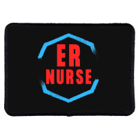 Emergency Department Room Er Nurse Gifts Nursing F Rectangle Patch | Artistshot