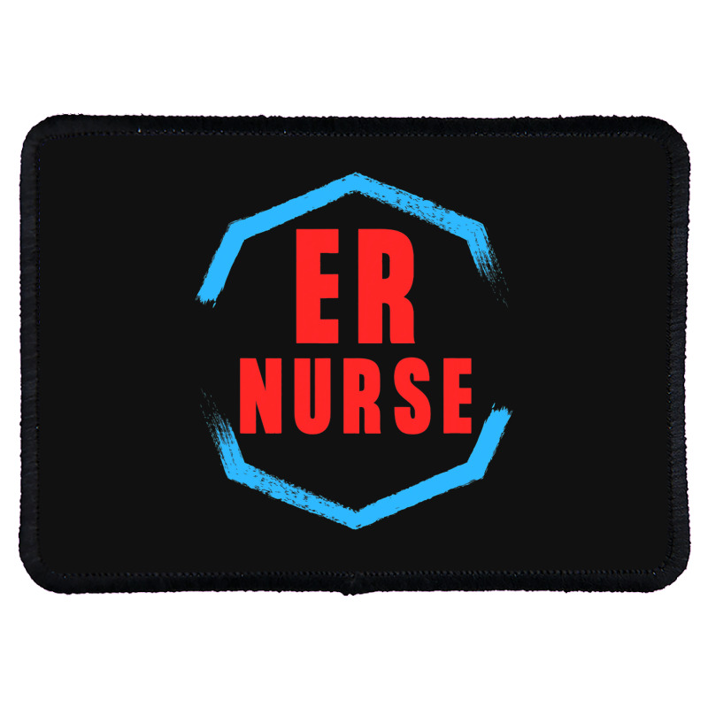 Emergency Department Room Er Nurse Gifts Nursing F Rectangle Patch | Artistshot