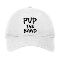 Pup Rock Band Adjustable Cap | Artistshot