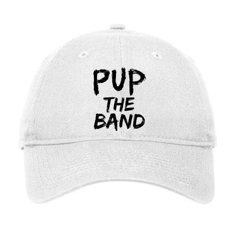 Pup Rock Band Adjustable Cap by ANGELIQUENIGH | Artistshot