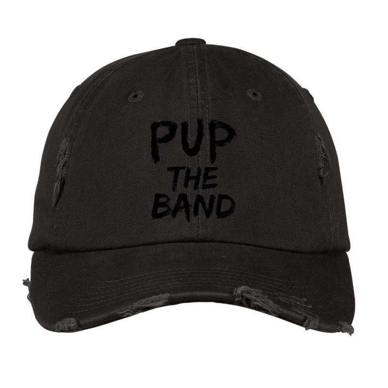 Pup Rock Band Vintage Cap by ANGELIQUENIGH | Artistshot