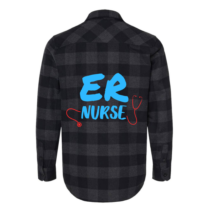 Emergency Department Room Er Nurse Gifts Nursing F Flannel Shirt | Artistshot