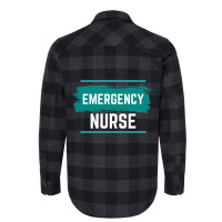 Emergency Department Room Er Nurse Gifts Nursing F Flannel Shirt | Artistshot