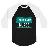 Emergency Department Room Er Nurse Gifts Nursing F 3/4 Sleeve Shirt | Artistshot