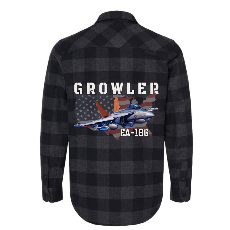 Ea18g Growler Electronic Warfare Aircraft Military Flannel Shirt by AleaAlmondz | Artistshot