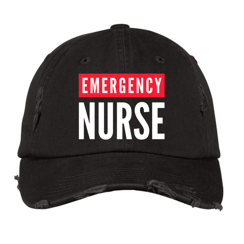 Emergency Department Room Er Nurse Gifts Nursing F Vintage Cap | Artistshot