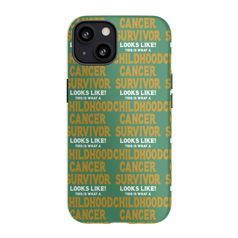 Never Underestimate The Strength Of A Childhood Cancer Warrior Iphone 13 Case | Artistshot