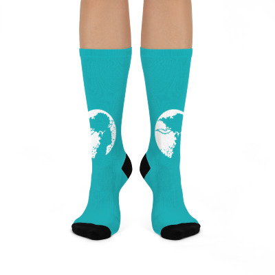 Moonlight Afro Crew Socks Designed By Icang Waluyo