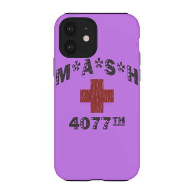 Mash 4077th Tv Division Vintage Style Iphone 12 Case Designed By Mdk Art