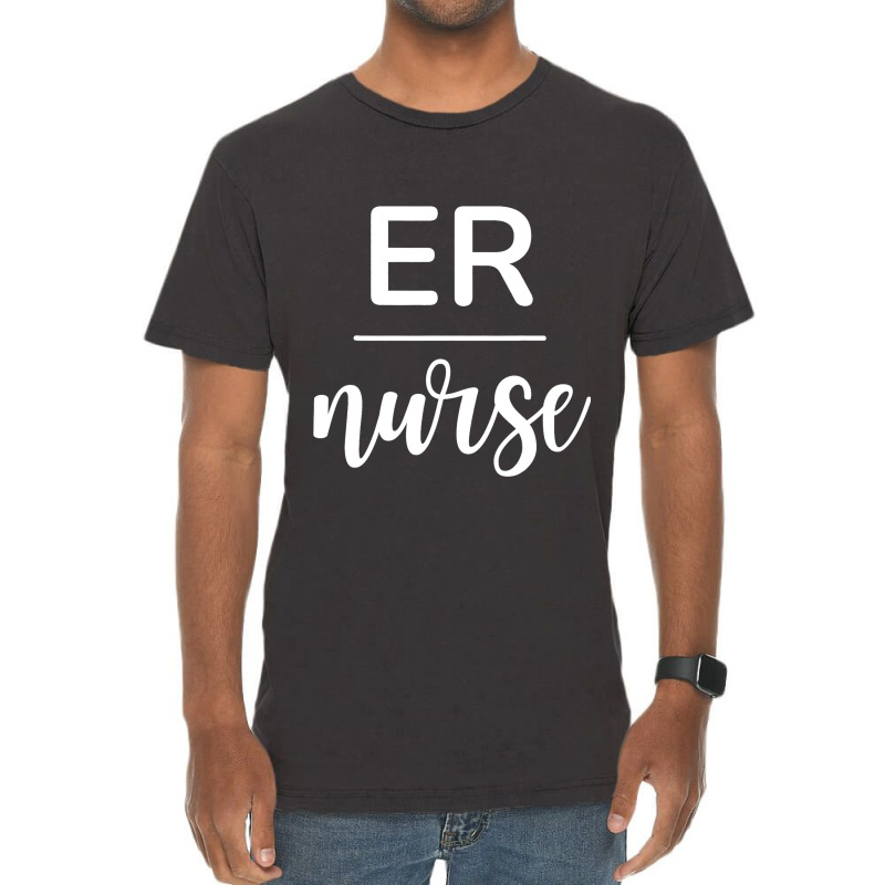 Emergency Department Room Er Nurse Gifts Nursing F Vintage T-shirt | Artistshot