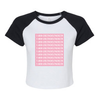 1-800-deltadeltadelta Raglan Crop Top | Artistshot