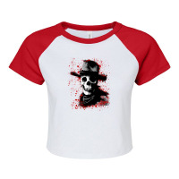 Cowboy Mentality Raglan Crop Top | Artistshot