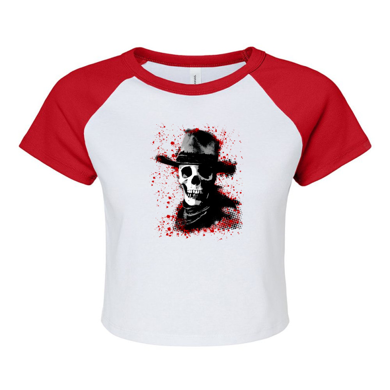 Cowboy Mentality Raglan Crop Top by DitreamX | Artistshot