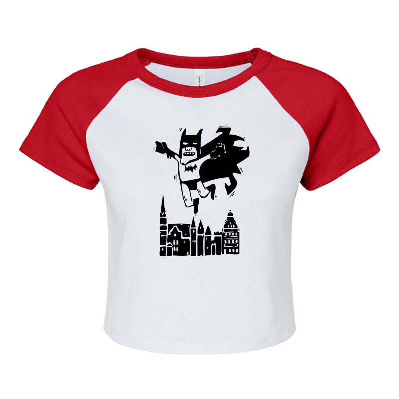 Got A Night Heroes Raglan Crop Top by Specstore | Artistshot