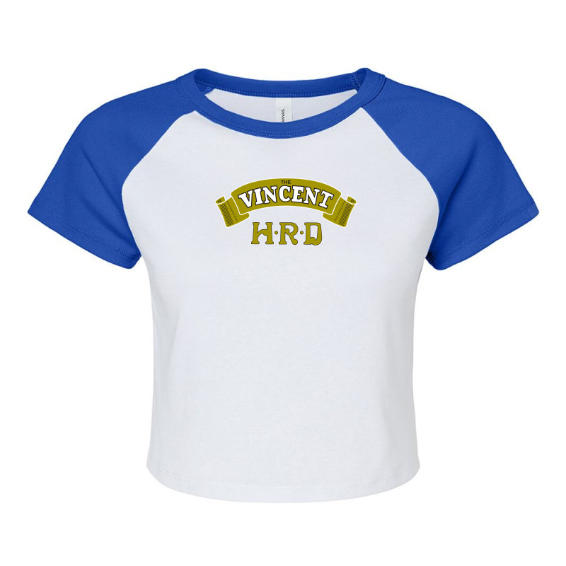 Vincent Hrd Style Motorcycle Raglan Crop Top by irvandwi2 | Artistshot