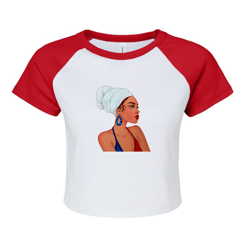 Girl Raglan Crop Top by Ali_hamza | Artistshot