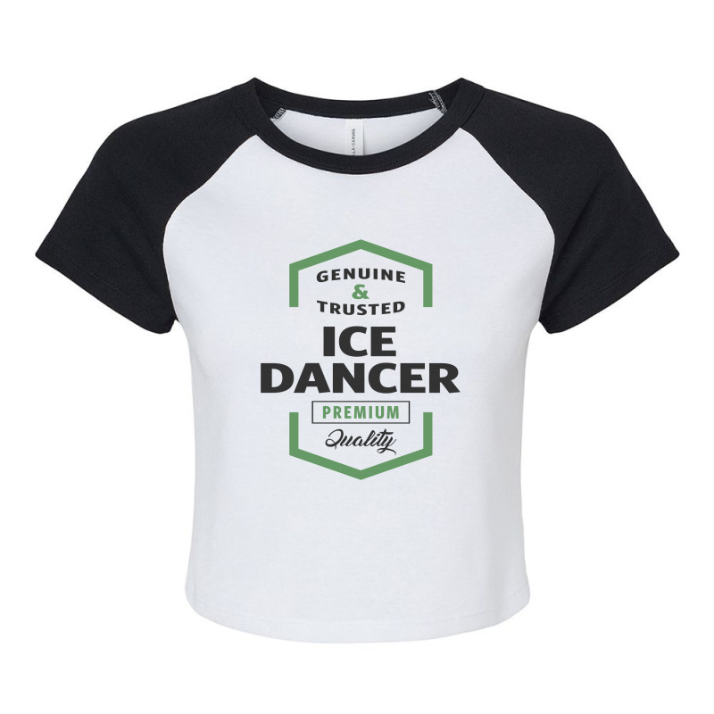 Ice Dancer Raglan Crop Top by Ale Ceconello | Artistshot