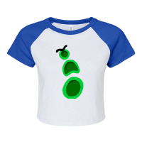 Day Of The Tentacle Raglan Crop Top | Artistshot