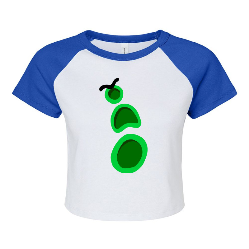 Day Of The Tentacle Raglan Crop Top | Artistshot