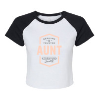 Aunt Tees Raglan Crop Top | Artistshot