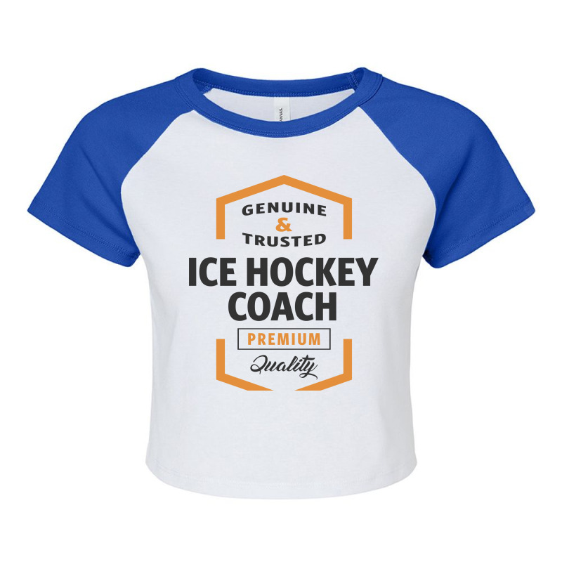 Ice Hockey Coach Raglan Crop Top | Artistshot