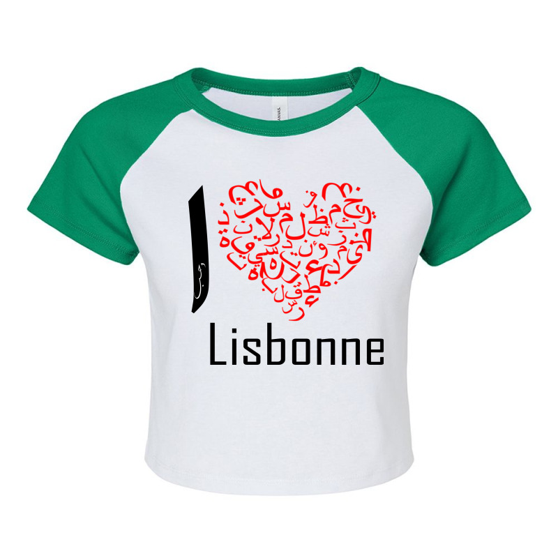 Lisbonne Raglan Crop Top by nowlam | Artistshot