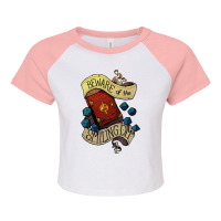 Beware Of The Smiling Dungeon Master Raglan Crop Top | Artistshot