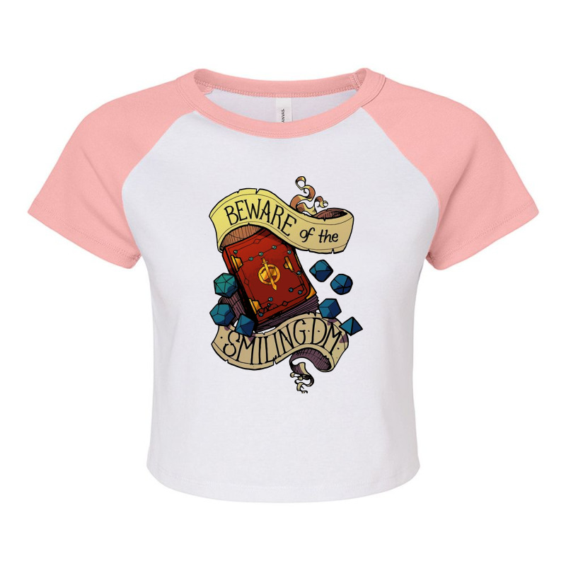 Beware Of The Smiling Dungeon Master Raglan Crop Top by paulscott Art | Artistshot