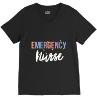 Emergency Department Room Er Nurse Gifts Nursing F V-neck Tee | Artistshot