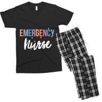 Emergency Department Room Er Nurse Gifts Nursing F Men's T-shirt Pajama Set | Artistshot