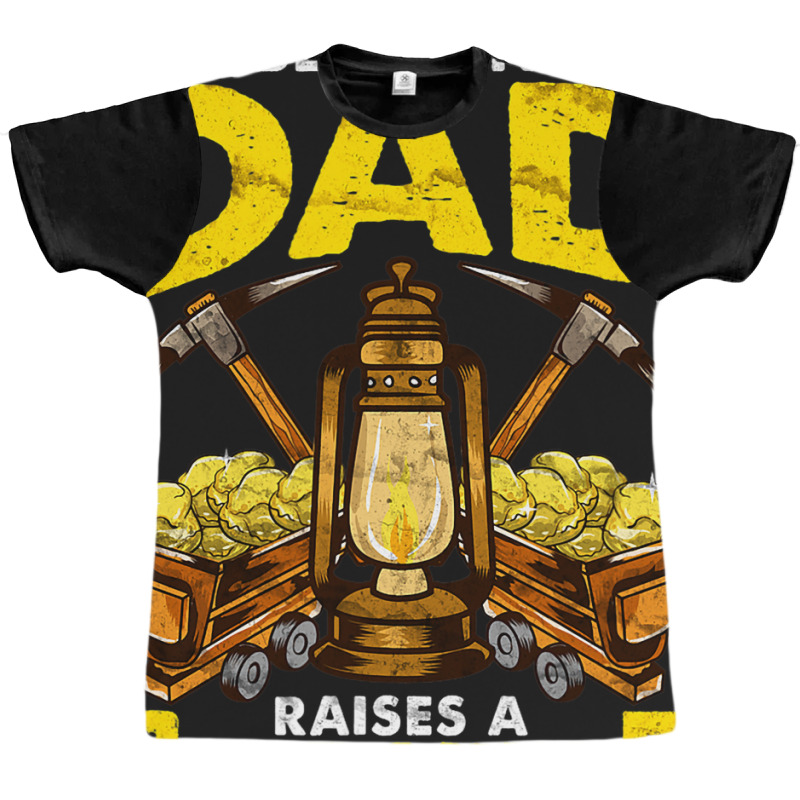 Dad Of A Gold Miner Graphic T-shirt by GrayceMeekin | Artistshot