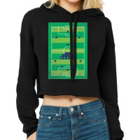 Parking Tank Football Strategy Cropped Hoodie | Artistshot