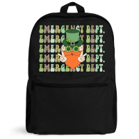 Emergency Department St Patricks Day Er Ed Nurse R Backpack | Artistshot