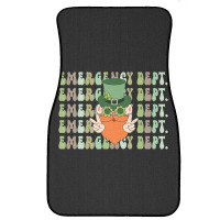 Emergency Department St Patricks Day Er Ed Nurse R Front Car Mat | Artistshot