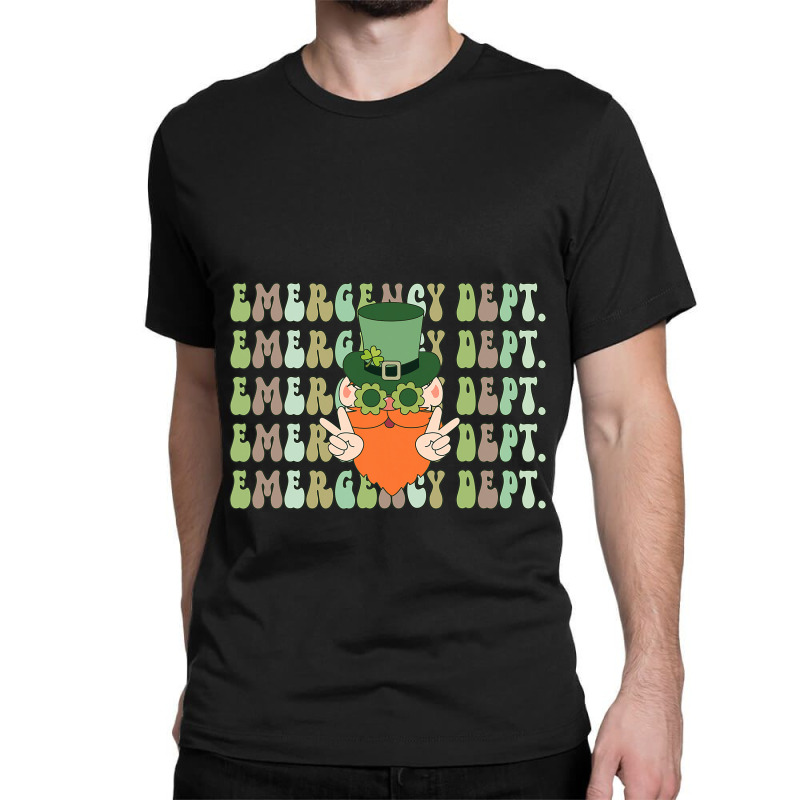 Emergency Department St Patricks Day Er Ed Nurse R Classic T-shirt | Artistshot