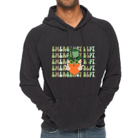 Emergency Department St Patricks Day Er Ed Nurse R Vintage Hoodie | Artistshot