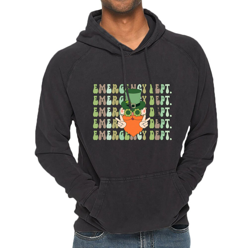 Emergency Department St Patricks Day Er Ed Nurse R Vintage Hoodie | Artistshot