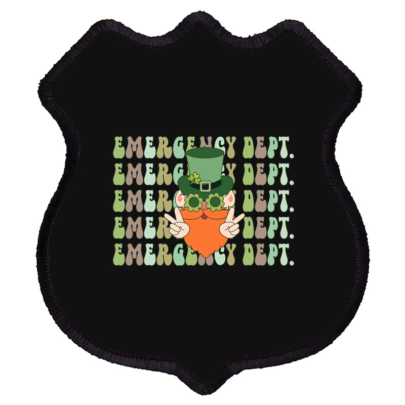 Emergency Department St Patricks Day Er Ed Nurse R Shield Patch | Artistshot