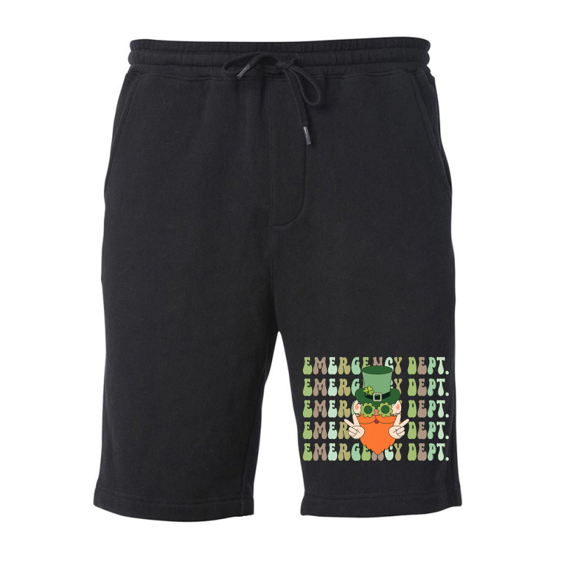 Emergency Department St Patricks Day Er Ed Nurse R Fleece Short | Artistshot