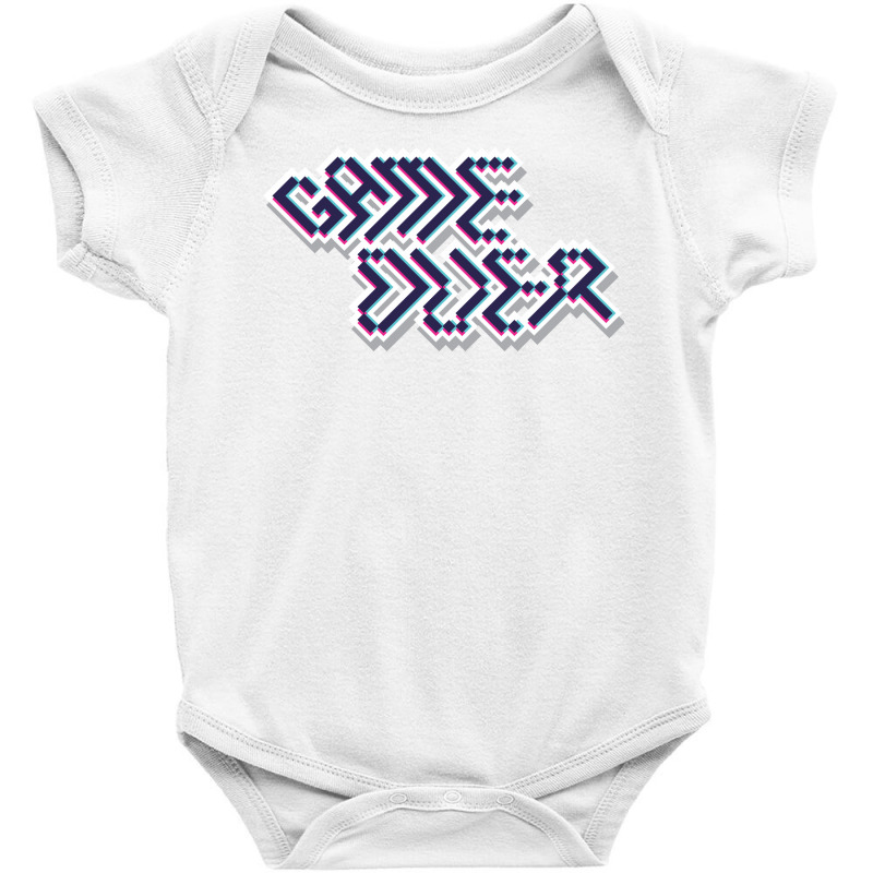 Game Over Pixel Glitch Style Baby Bodysuit by TaufanHeri | Artistshot